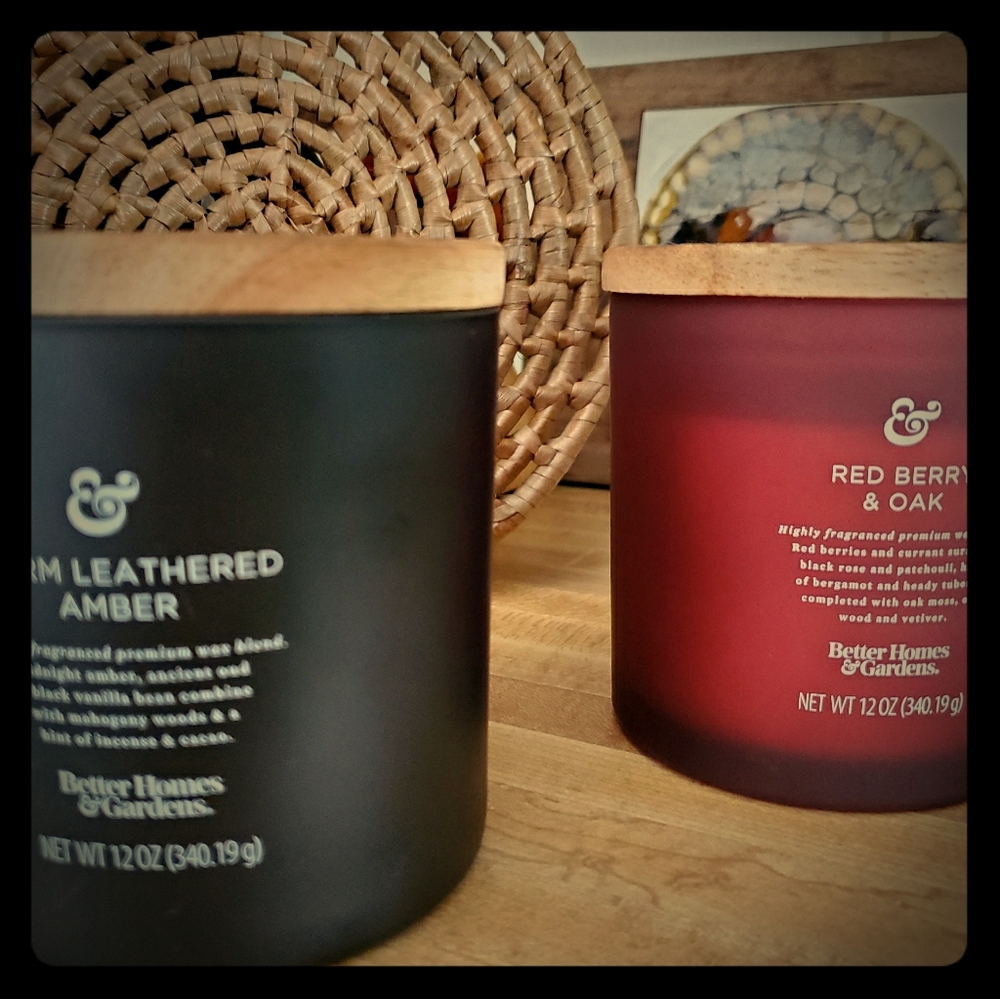 Better Homes and Garden candles